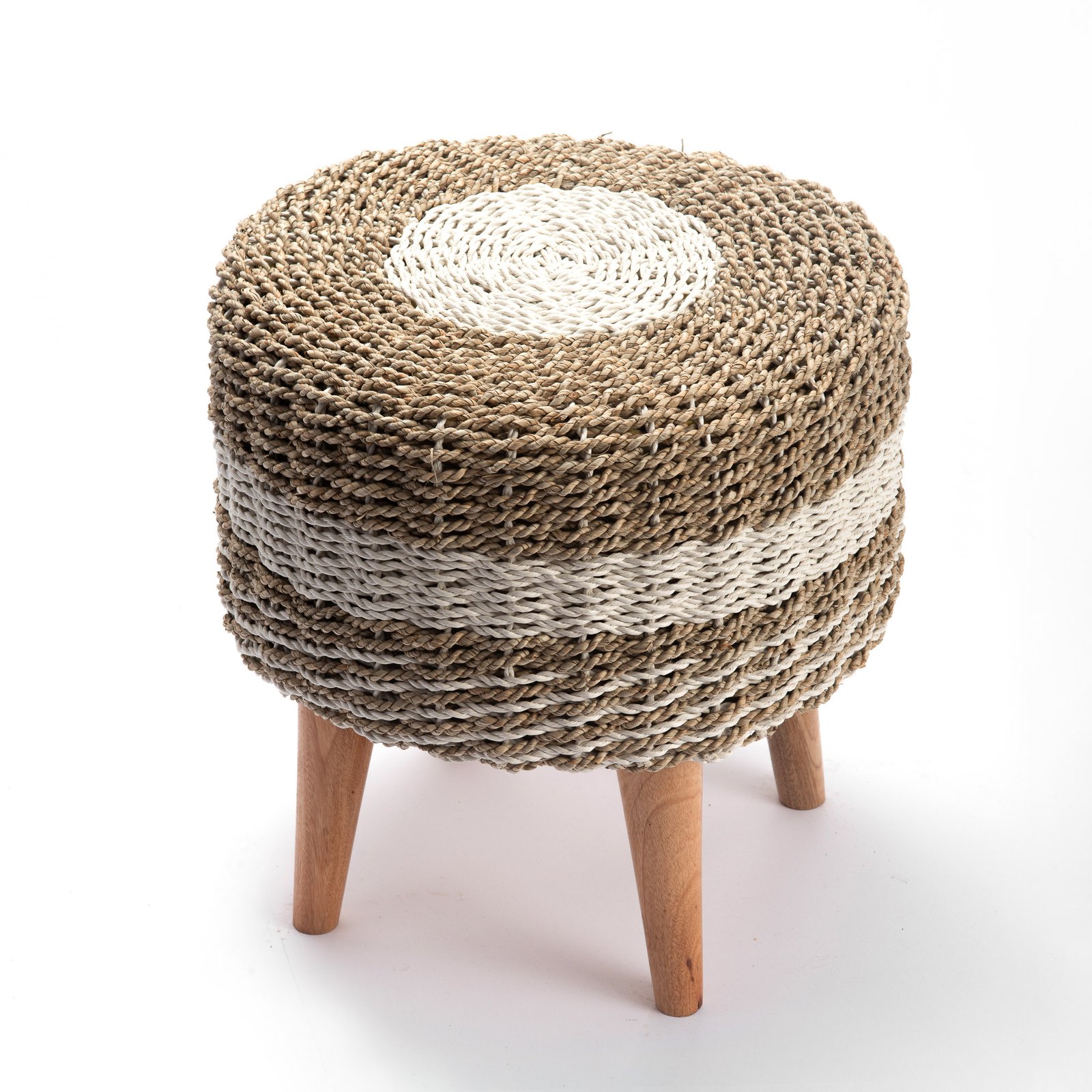 STOOL WITH SOLID TEAK BRANCH LEGS 3 Thumbnail